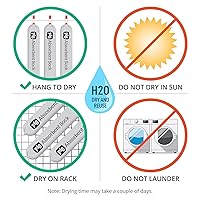 Vista 10 de PIG Kit de control de inundaciones con barreras de agua - Kit absorbe hasta 40 galones - PM50800