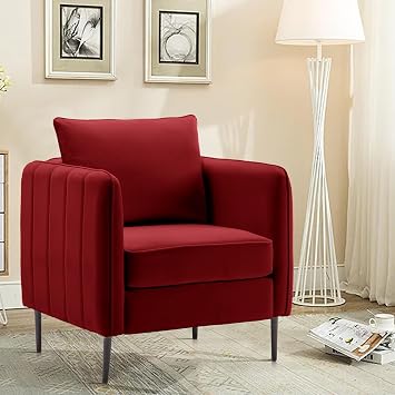 Accent Chair for Living Room Chairs,Velvet Upholstered Chairs