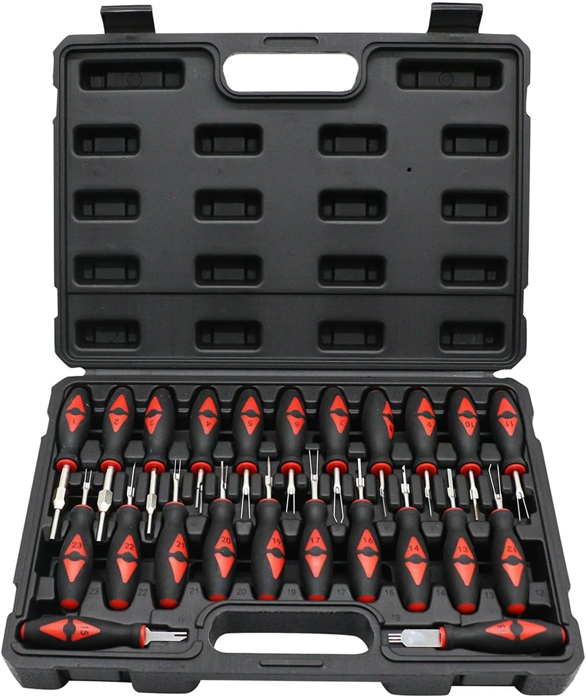 23Pcs Auto Electrical Connector Removal Terminals Separator Tool for Professional and DIYer Repairs Terminals Removal Tool Set Automotive