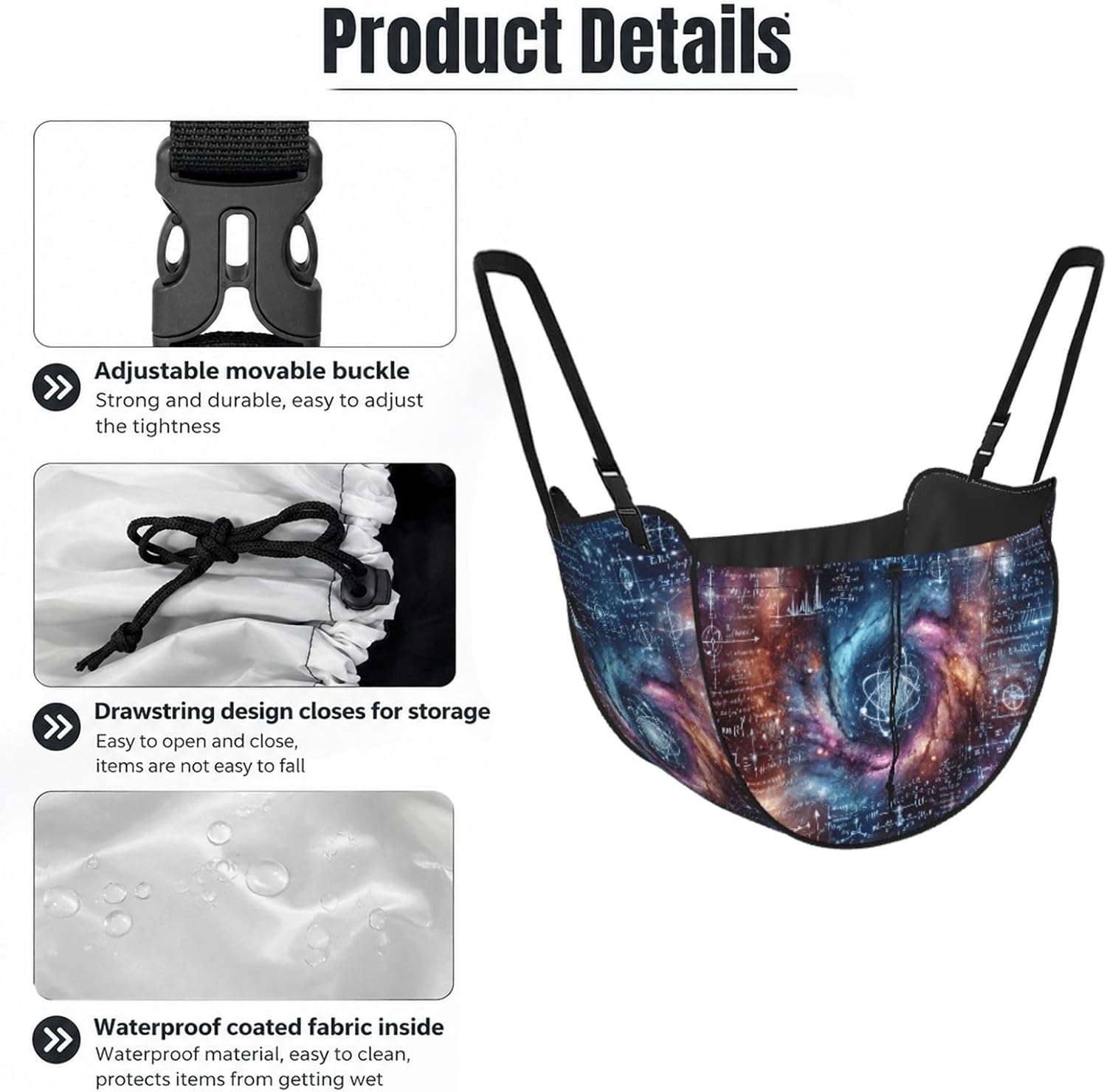 Augenstern Physical-Formula-Starry-Sky Car Backseat Organizer Bag For Road Trips image 4