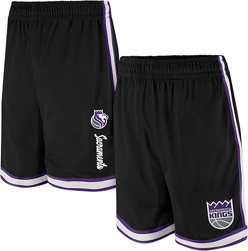 Miniatura 15 de Ultra Game Pantalones cortos de baloncesto oficiales de la NBA para niños, con malla de aire suave, ajuste clásico