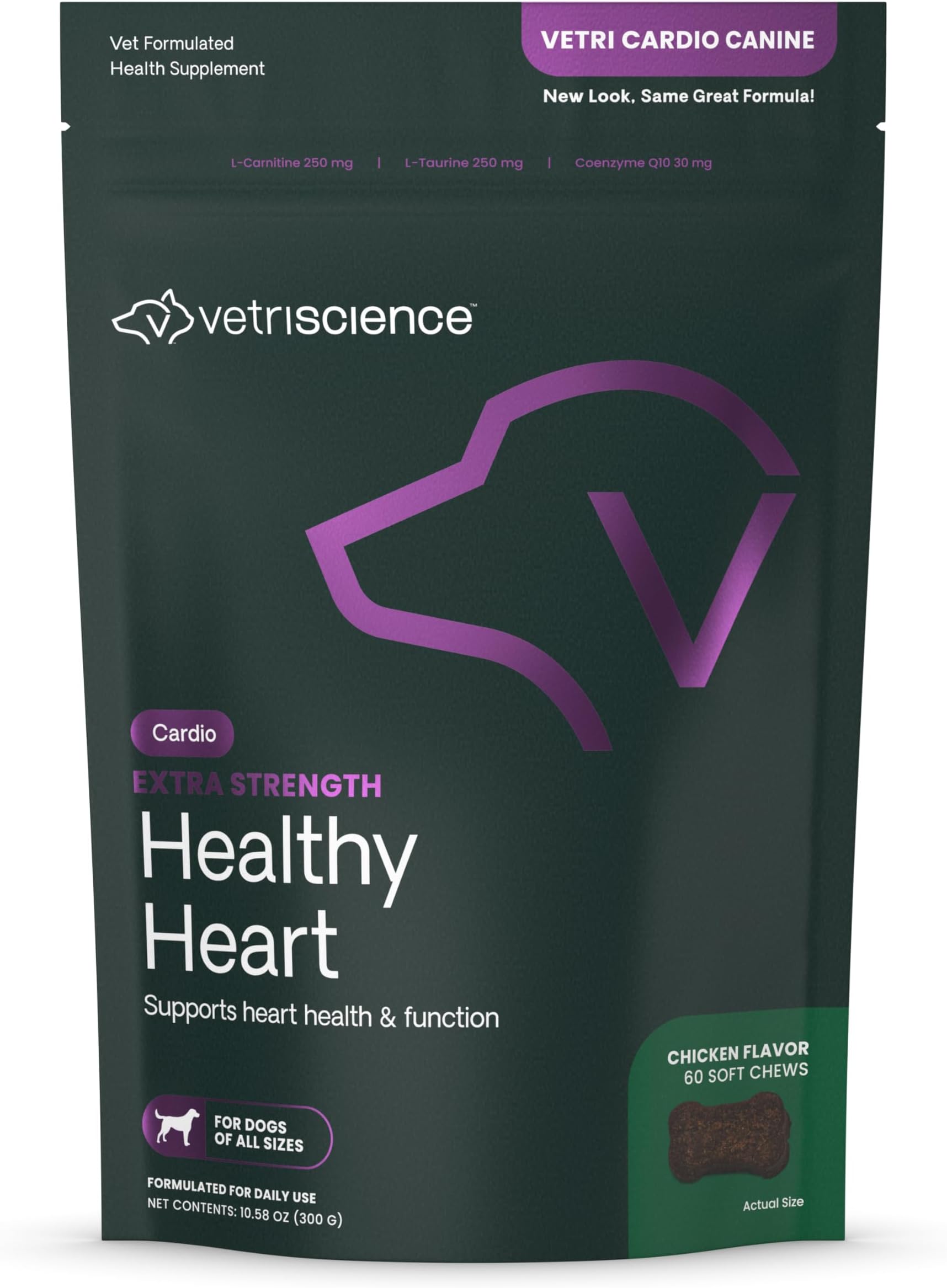 VetriScience® Laboratories - Cardio Strength Canine Bite Size Chews for Pet