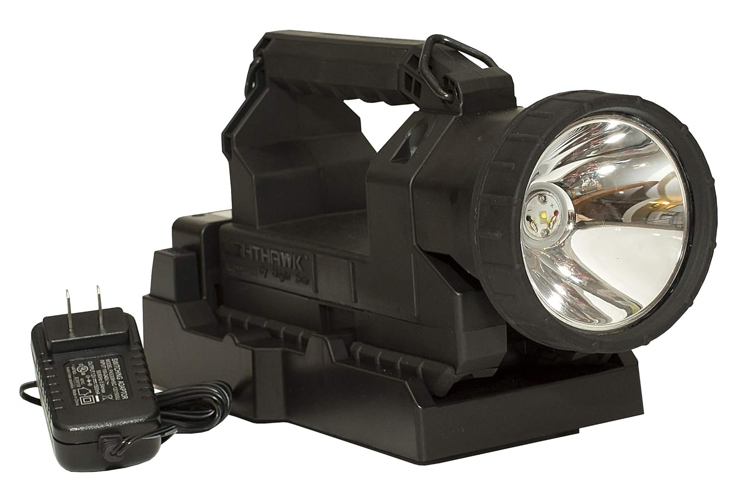 Flash Sale BrightStar LED Lighthawk Gen II Lantern — UL Certified Intrinsically Safe & Waterproof Industrial/Emergency Work Light — Rechargeable Battery — 4 Cell Black Lantern w/ 120V AC Charger (07611)