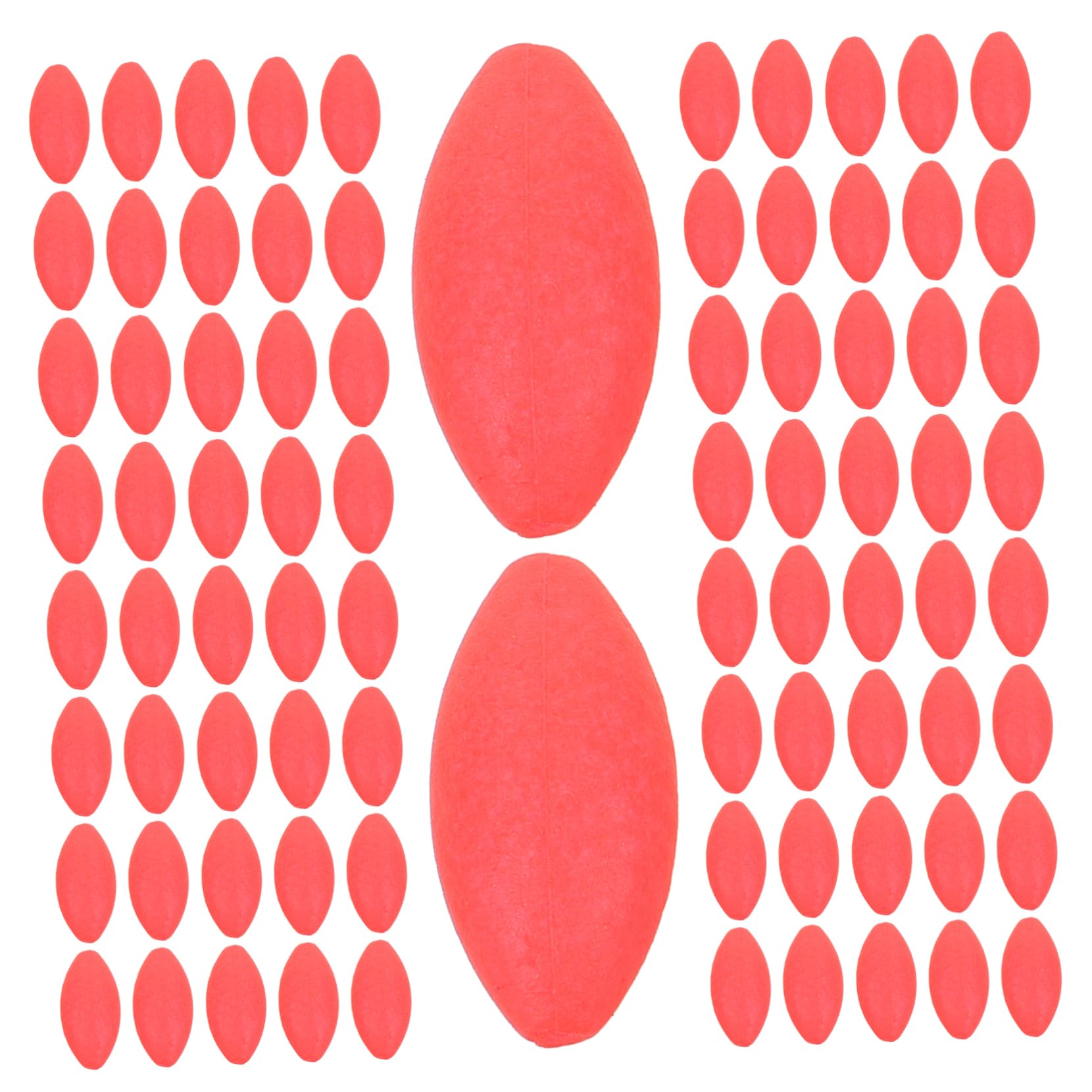 ifundom 4 Set Forniture per La Pesca con Il Surf Attrezzatura Galleggia Perline da Pesca Accessori per La Pesca Arnesi da Pesca Aspetta La Pesca Plastica Rosso 200 Pezzi * 4