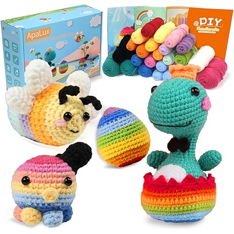 ApaLux Crochet Kits for Beginners with Video Tutorials - Rexritch
