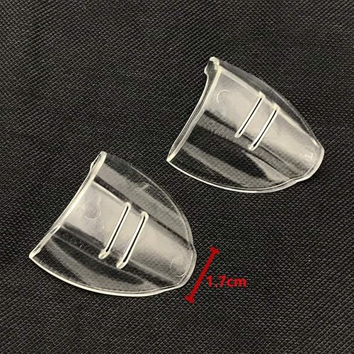 Miniatura 2 de KMDJG - 2 pares de protectores laterales para lentes, protectores laterales transparentes, se adapta a lentes medianos a grandes