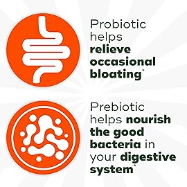 Align Dualbiotic, Prebiotics and Probiotics for Women and Men, Probiotics for Digestive Health, Prebiotics Help Nourish Good Bacteria, Natural Fruit Flavors, 90 Probiotic Gummies