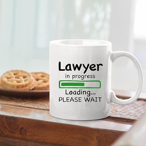 Miniatura 5 de Panvola Lawyer in Progress Loading Please Wait Lawyer Gifts Law Student Taza de café Regalo de graduación Future Attorney Taza de cerámica Novedad
