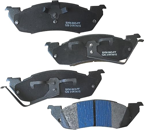 Vista 220 de Bendix Premium SBM8 - Pastillas de freno semimetálicas Premium para modelos seleccionados Buick Special, Camaro, Corvette, Phaeton, Olds F85, Vista