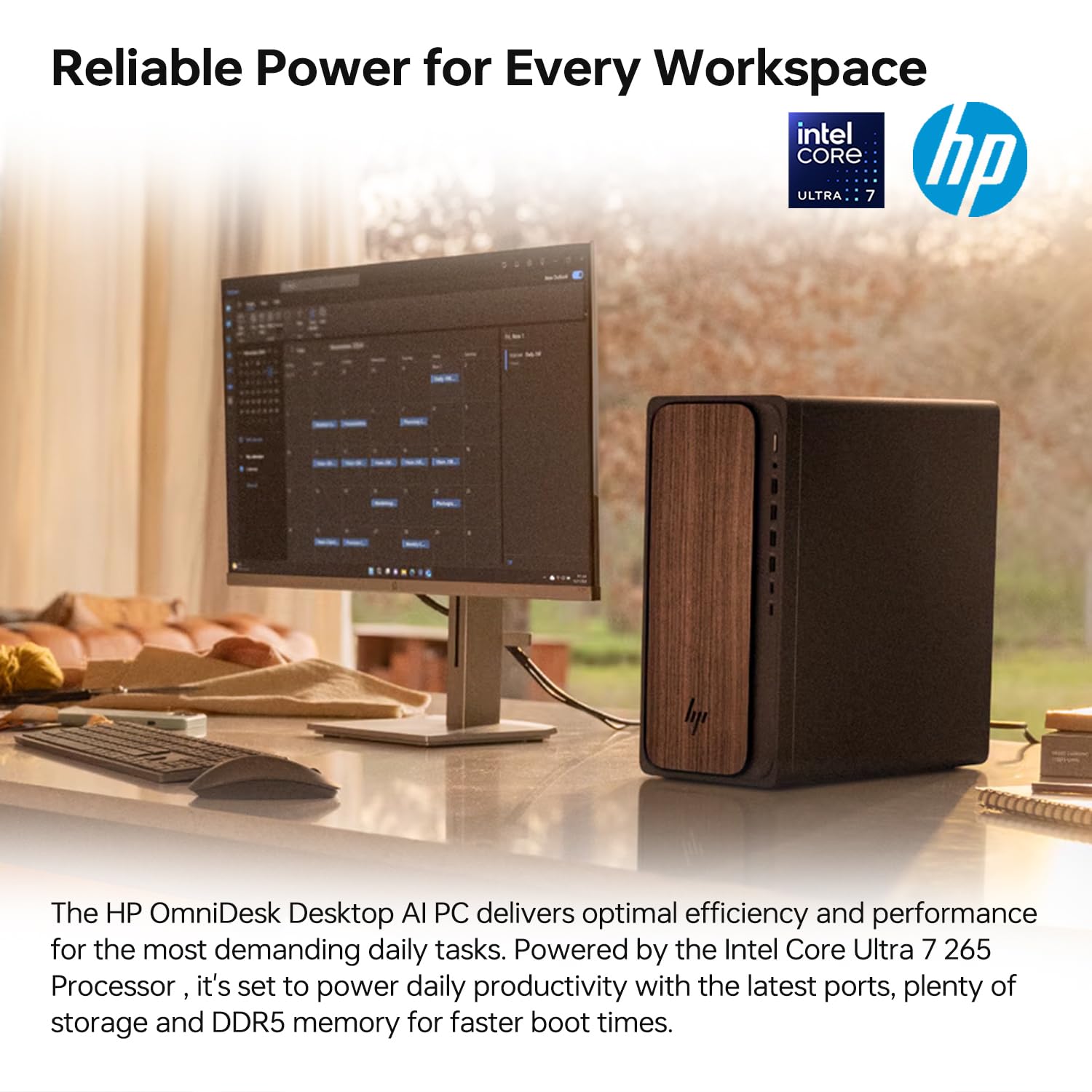 Amazon.com: HP OmniDesk M03 Business Desktop PC, Intel Core Ultra