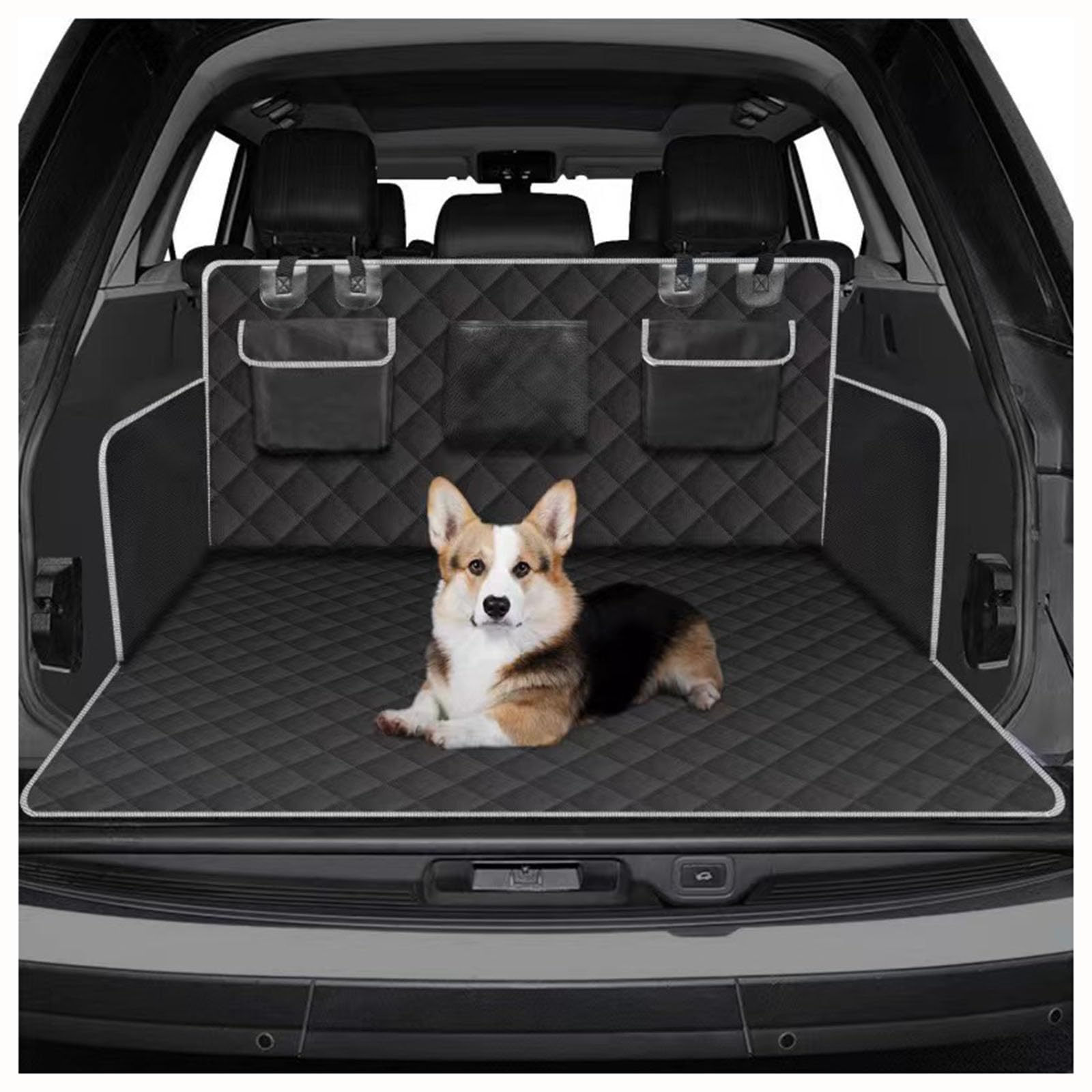 ADUYHCZ Car Boot Protector, for Benz GLB X247 AMG 35 4MATIC 2020-2024 2025 Nonslip Waterproof Dog Seat Cover Side Protection and Easy to Clean Protector Blanket
