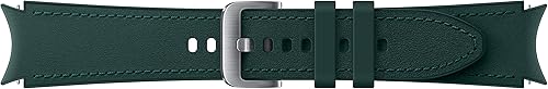 Miniatura 3 de Samsung Electronics - Correa de silicona híbrida de cuero para reloj Galaxy Watch 4 y Galaxy Watch 4 Classic (versión de EE. UU.), color verde