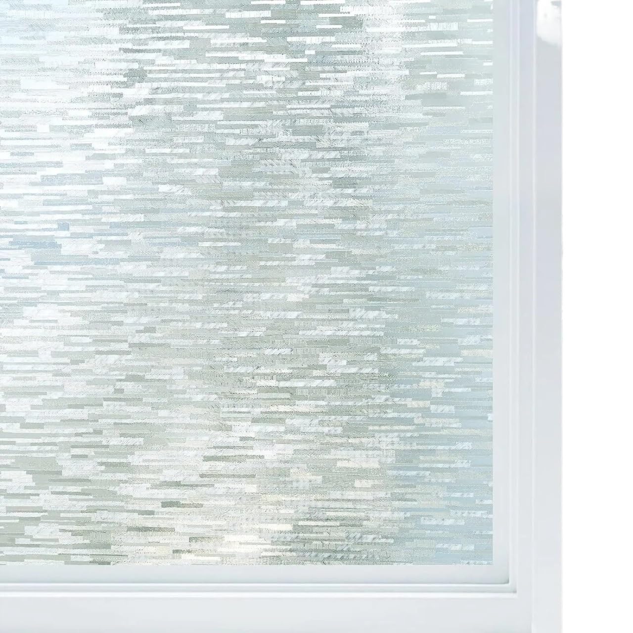 window film privacy， Frosted Glass Window Removable Clings Opaque Stickers For Home Privacy Film(45x100cm)