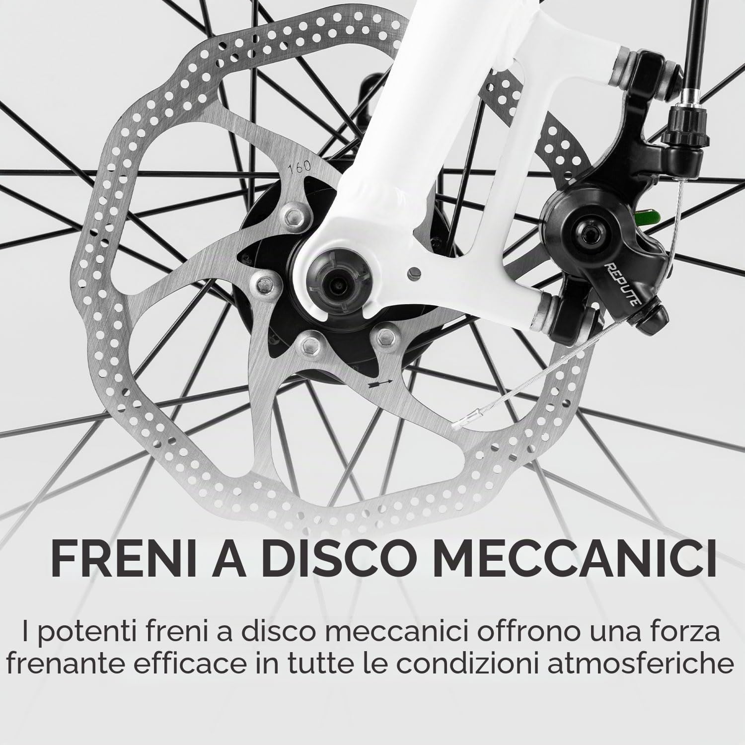 ROCKBROS TEEN Bici da Corsa 22 Pollici, Telaio in Alluminio Leggero, Bicicletta da Strada Cambio SENSAH PHI 10 Velocità, Freni a Disco Meccanici, per Altezze 140-155 cm
