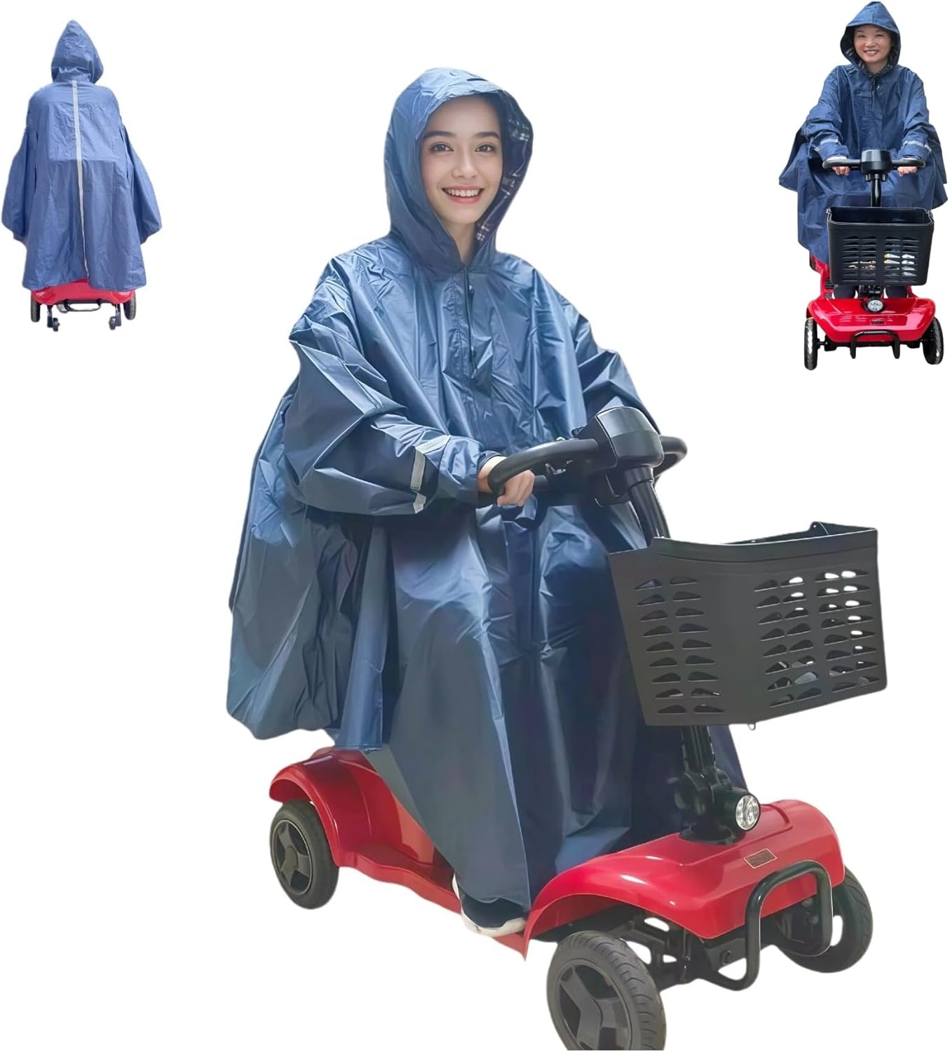 Mobility Scooter Poncho Rain Cover Waterproof... Mobility Scooter Poncho Rain Cover Waterproof...