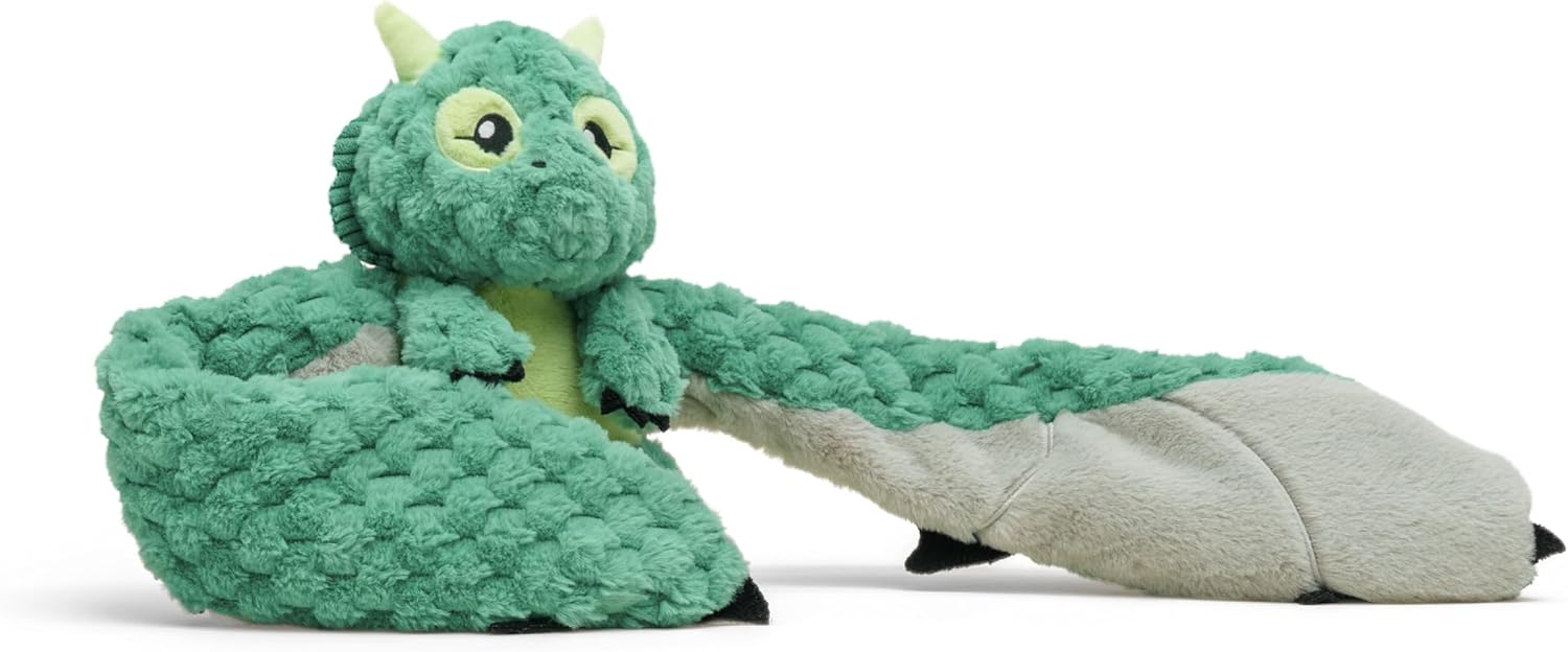 HUGIMALS Hugarounds Zephyr the Dragon 2.5 lb Microwaveable Weighted Plush Neck & Shoulder Wrap | Soothing, Comforting Hugs for Self-Care & Relaxation | Unscented for Ages 2+