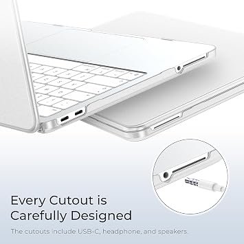 Premium MSoft Bottom Kapak Compatible with MacBook Neo 13” A3404 – Ultra İnce Sert PC Alt Koruma, Kaymaz Taban, Isı Dağıtıcı, Şeffaf/Mat Tasarım