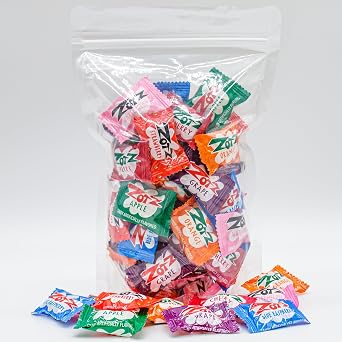 FIZZY Candy 1 lb Bulk Bag, Assorted Fruit Flavors, Fizzing Candies, Individually Wrapped (82 Pieces)