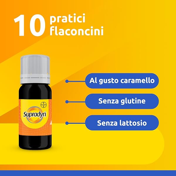 Supradyn Ricarica PRO B12, Integratore con Vitamina B12, Zinco e Probiotici, per la Stanchezza Fisica e Mentale e il Supporto al Sistema Immunitario dopo i 50 anni, Adulti 50+, 10 flaconcini - 4