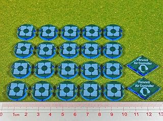 LITKO Dropzone, Republic Faction, Battle Group Tokens, Fluorescent Blue (22)