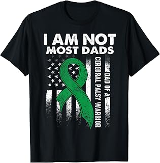 Cerebral Palsy CP Awareness Most Dads Warrior Survivor DA1 T-Shirt