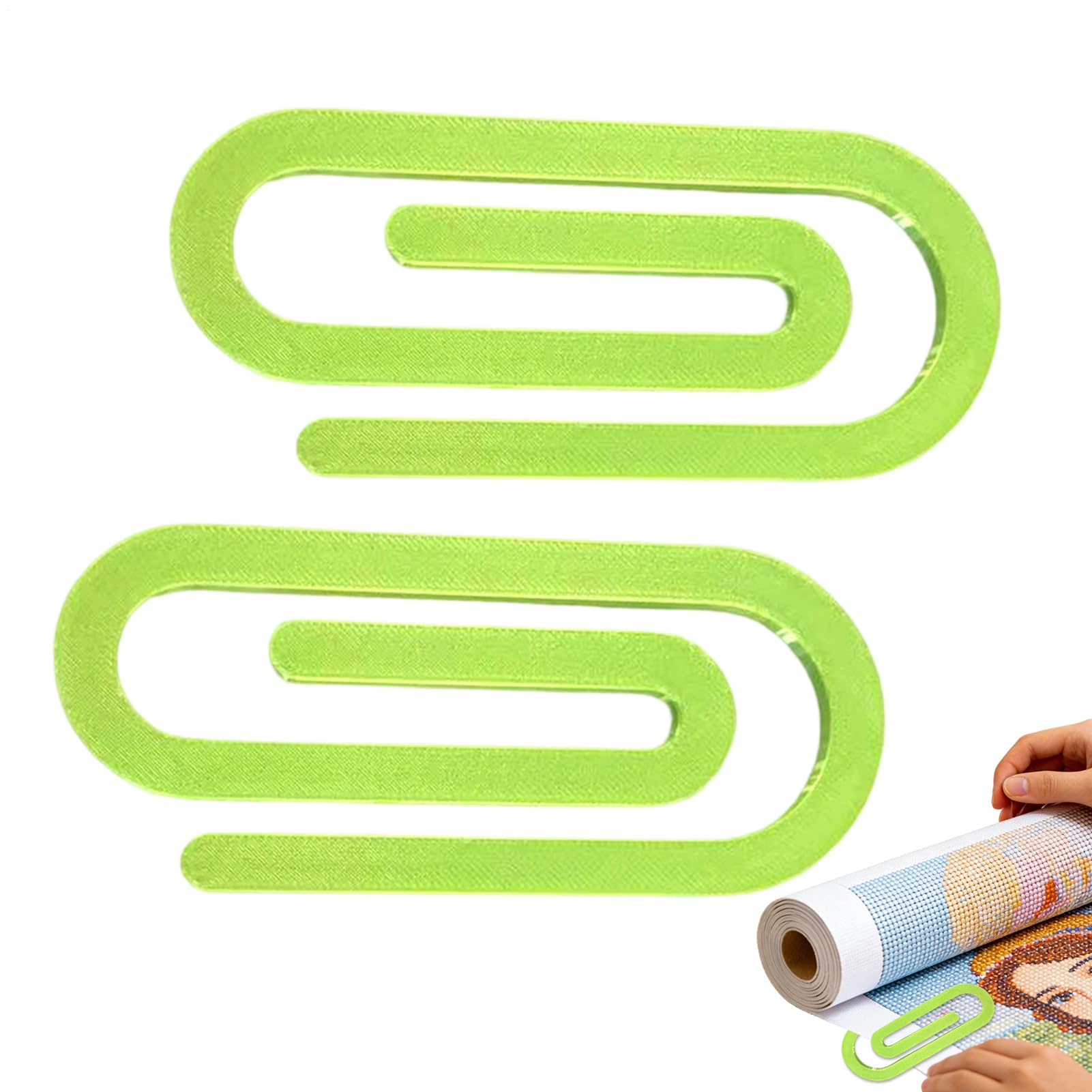 Generico Clip Da Pittura Artistica Piccola Molletta Anti Rotolamento | 2 Pezzi Accessorio per Conservazione Per Adulti, Bambini, Ragazze, Ragazzi, Casa, Classe, Scuola, Viaggio, Scrivania