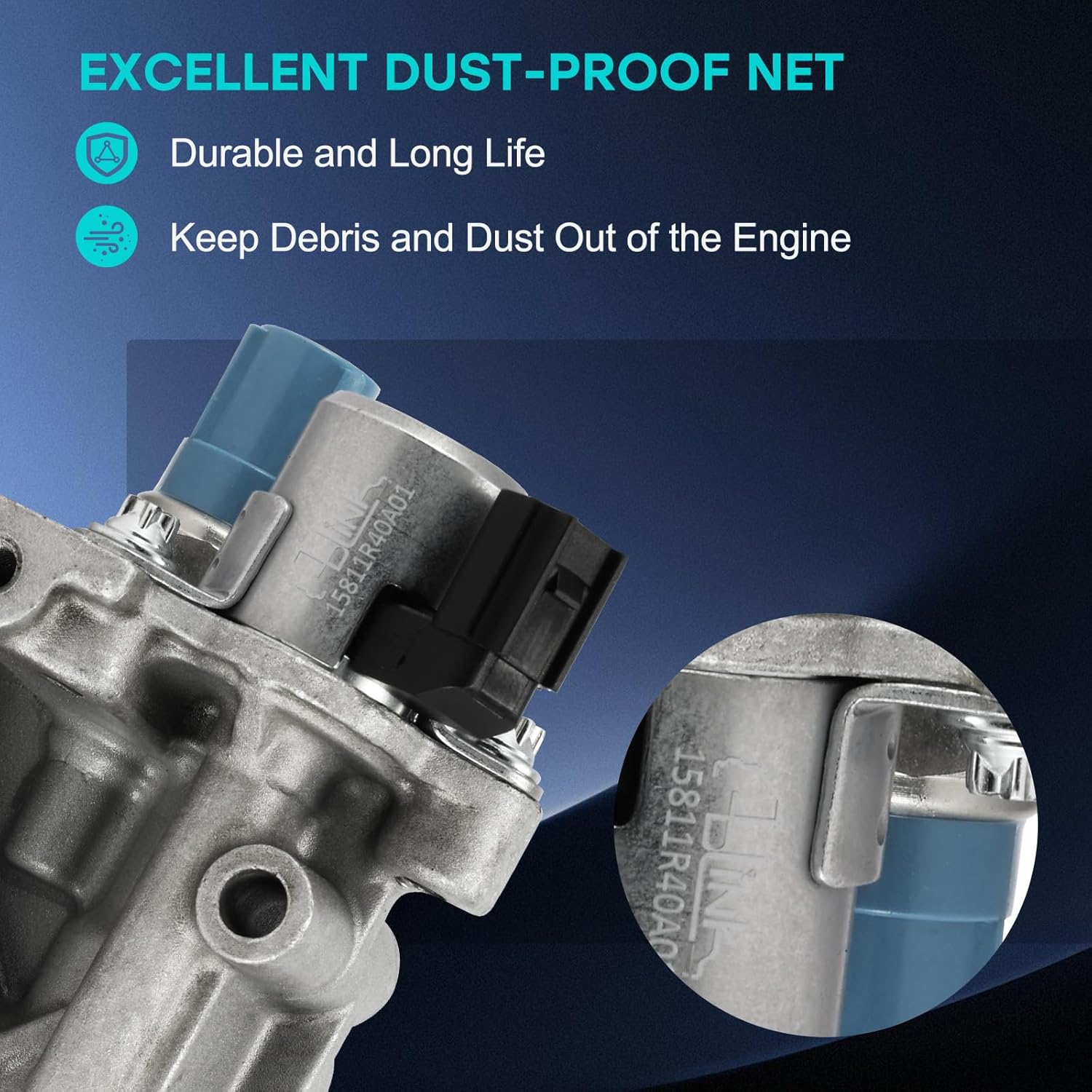 15811-R40-A01 OCV Oil Control Variable Valve (2.4L L4) Timing VVT Solenoid For Honda Accord 2008-2012,Civic 2012 2013,Crosstour 2012-2014,CR-V 2010-2014,Acura ILX 2014 2015,TSX 2010-2014 15811R40A01