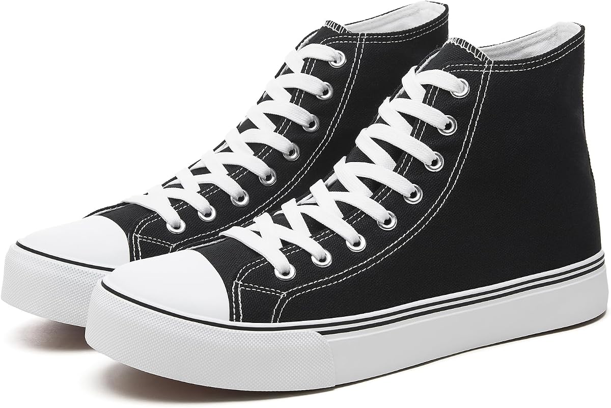 zapatillas de deporte de lona de alta calidad para hombre de Yageyan Zapatos para caminar con cordones Clásico informal