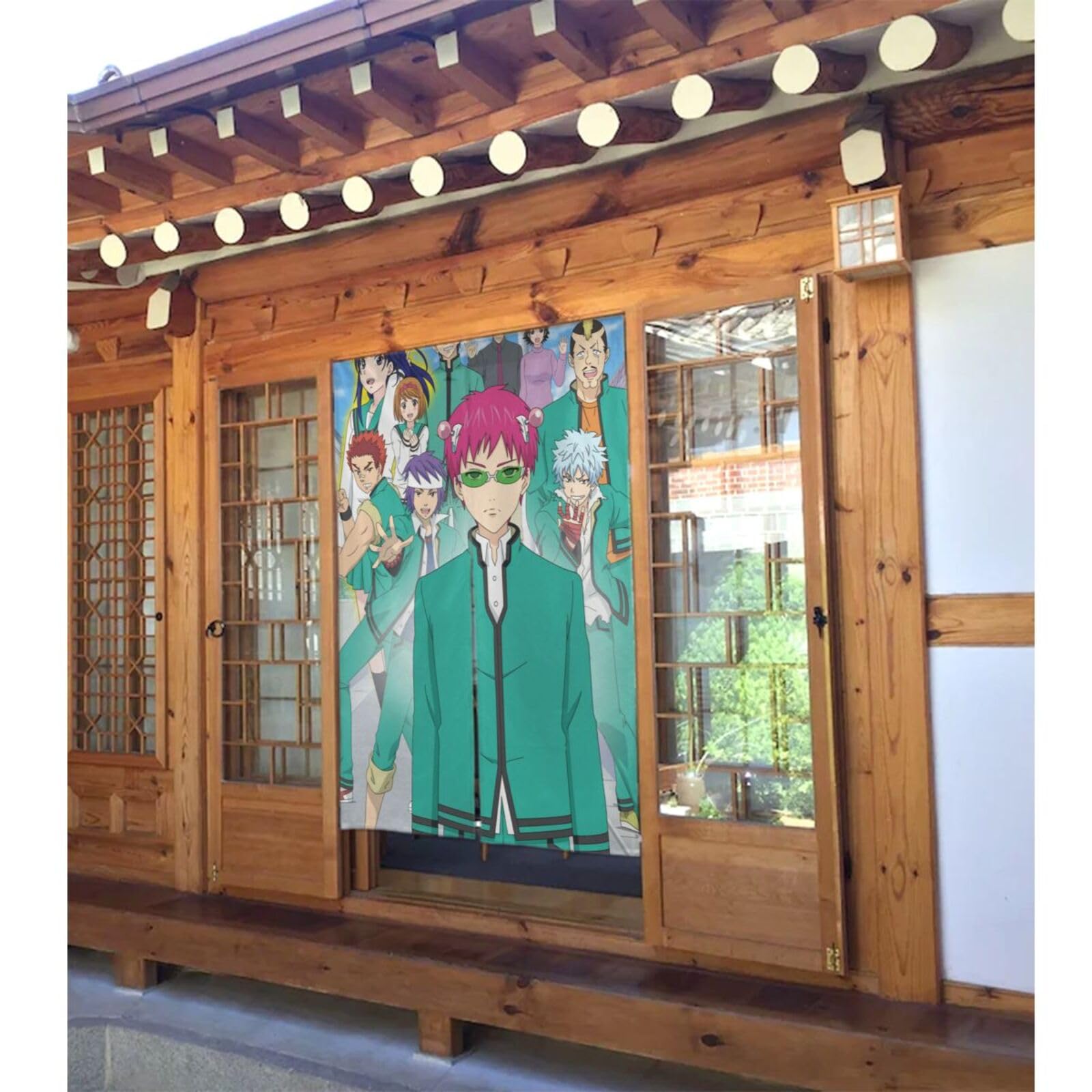 Amazon｜斉木楠雄のΨ難 家の装飾の部屋のプライバシー遮断カーテン