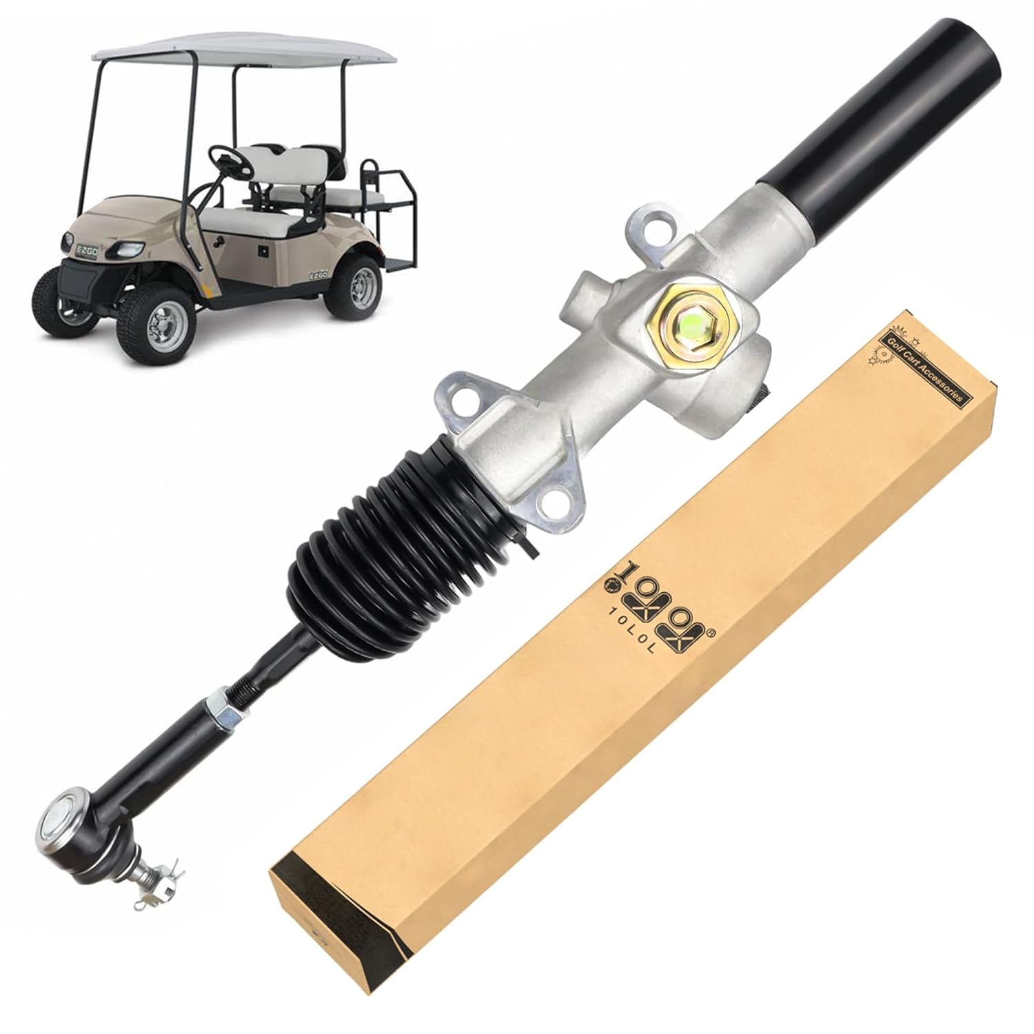 10L0L Golf Cart Steering Gear Box Assembly Let You Experience Smooth and Effortless Driving, Fits for EZGO TXT 2001-UP Golf Carts 70602G01 70964G01 70964G02