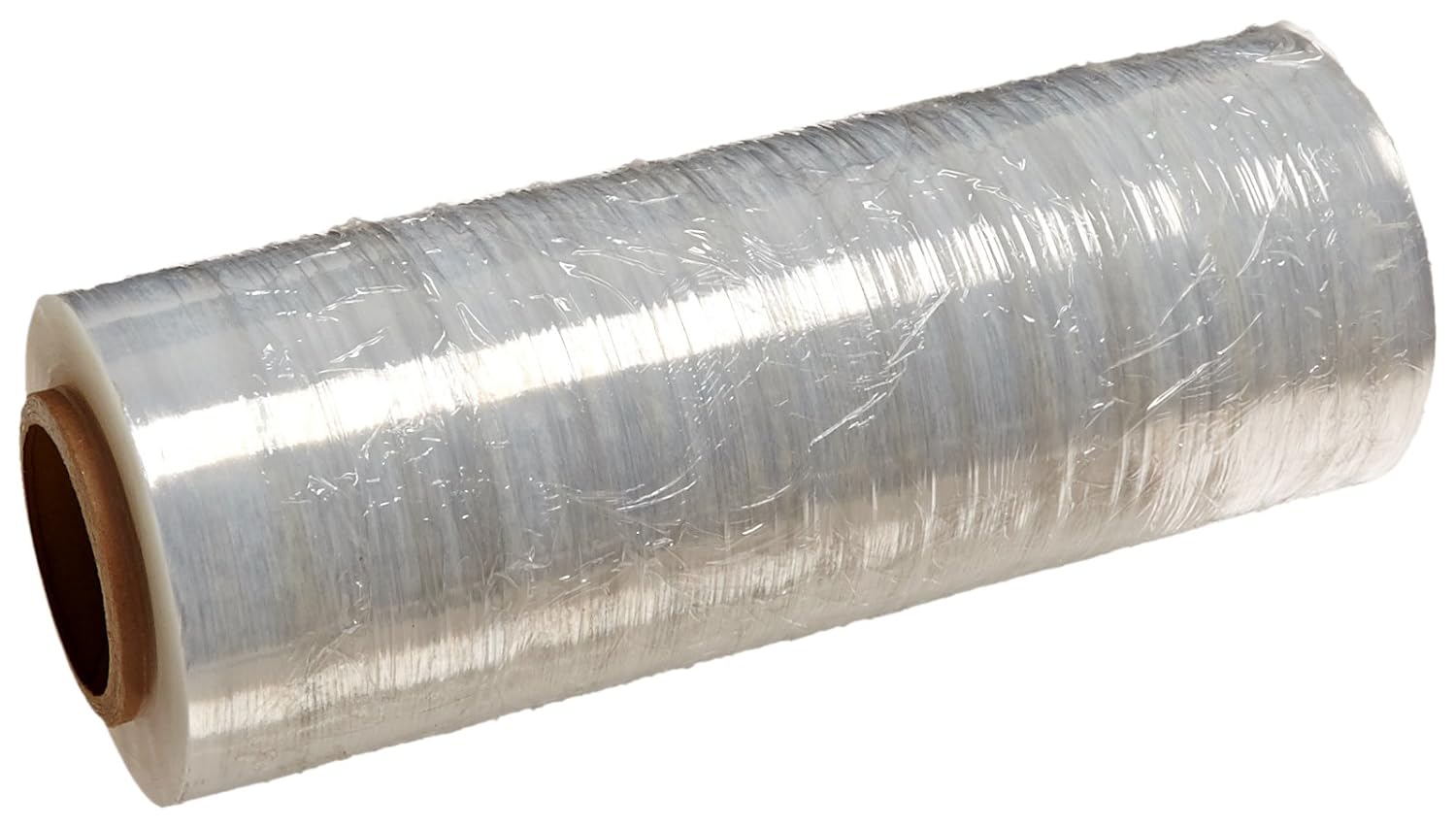 PVT15060 Linear Low Density Polyethylene Clear Cast Hand Stretch Wrap On a 3" ID Core, 2000' Length x 15" Width x 60 Gauge Thick (Case of 4)