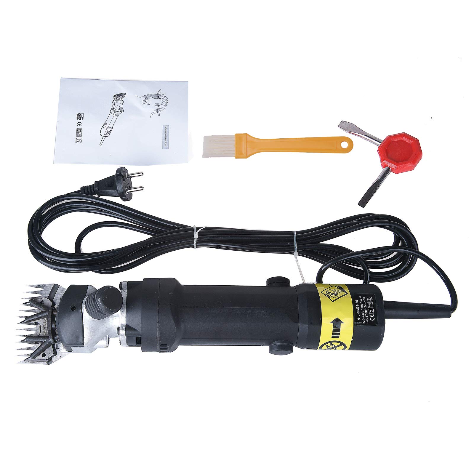690W Tondeuse à moutons avec 6 Vitesse ajustable Machine Tondeuse Electrique Professionnelle Ciseaux à moutons chèvres lamas alpacas