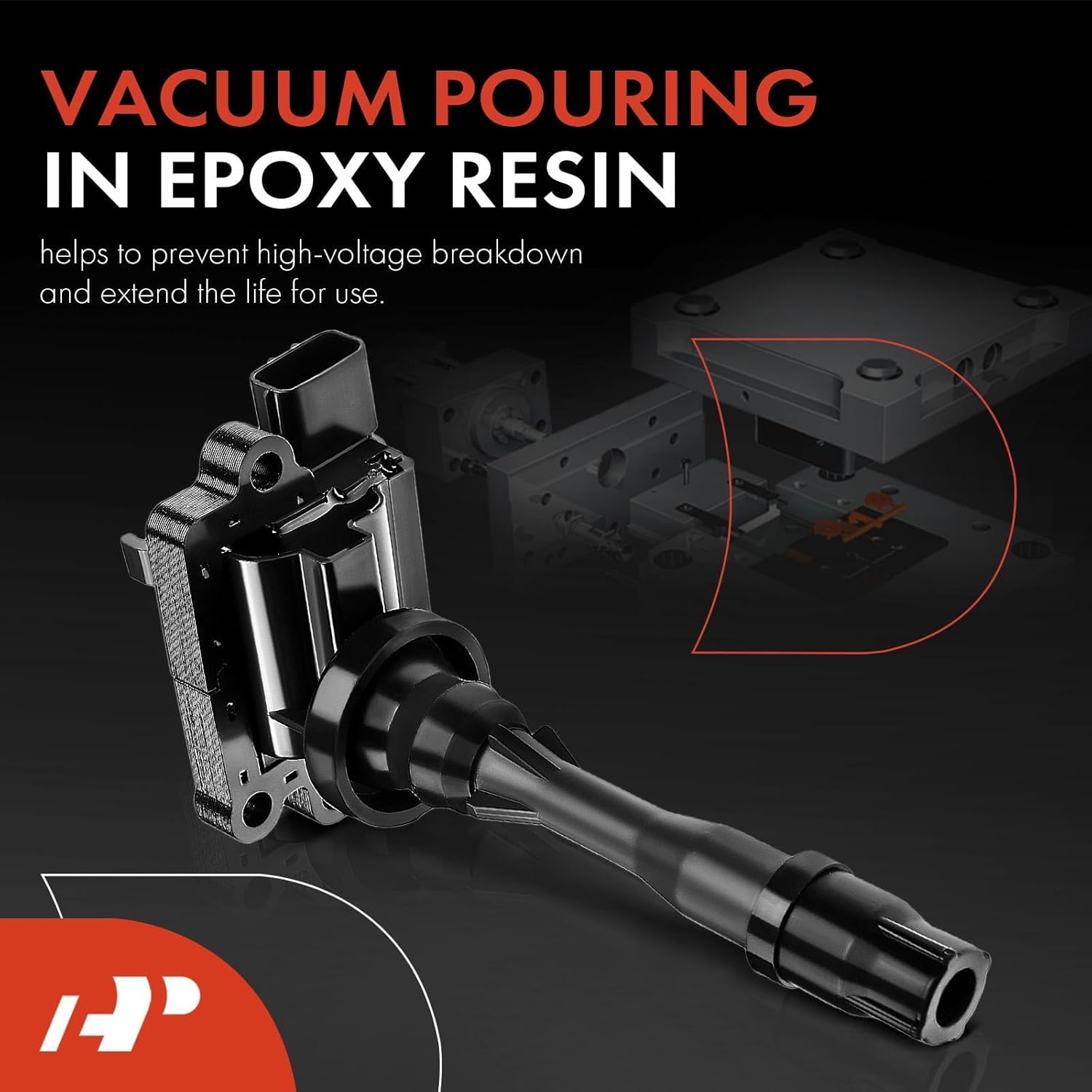 A-Premium 3 Ignition Coils with 3 Wire Compatible with Mitsubishi Montero 2003 2004 2005 2006 3.8L