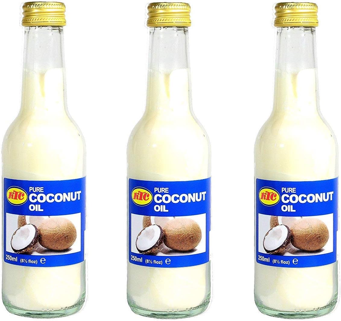 KTC 100% Coconut Oil 250 ml - Pack of 3