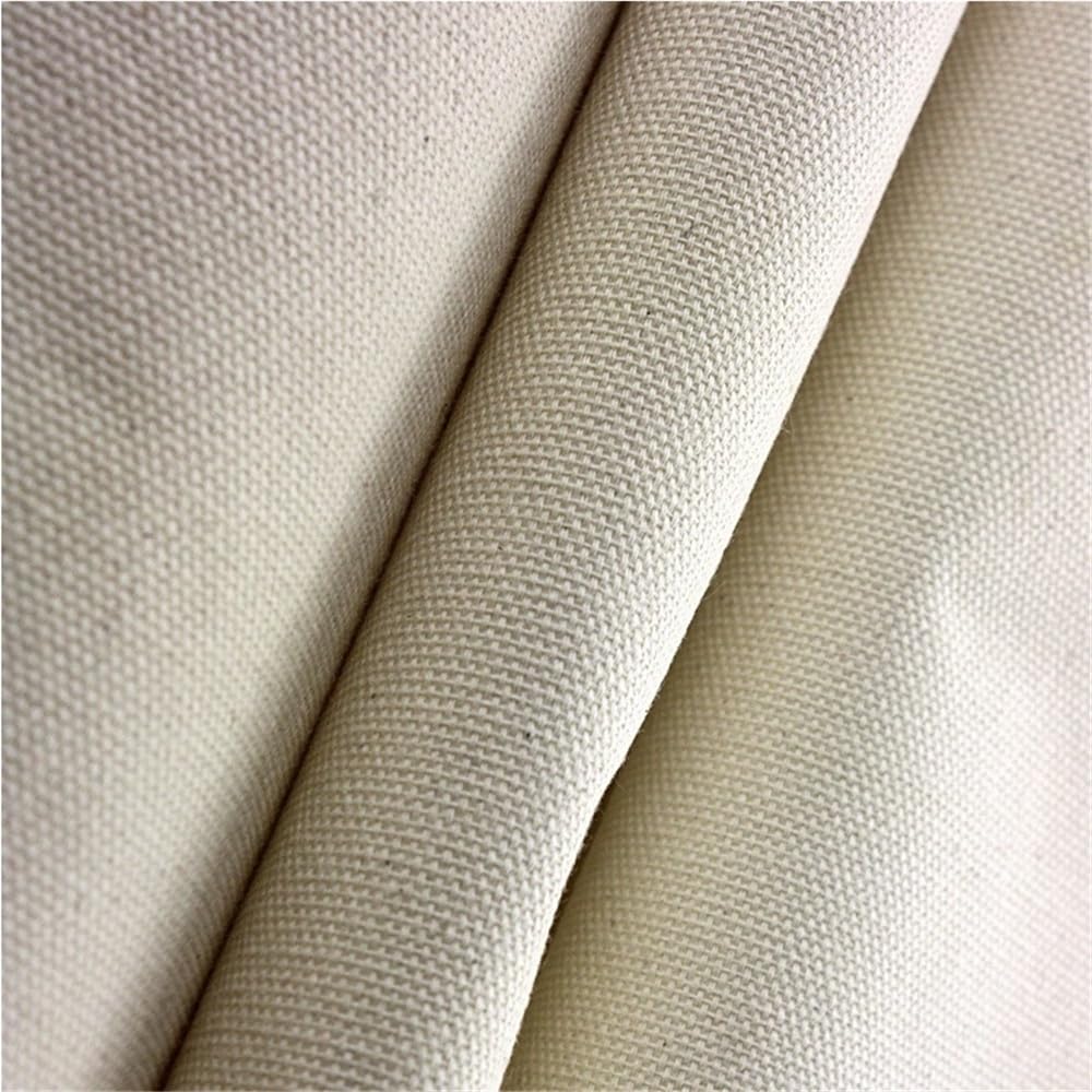Rollo de lona gruesa de algodón for pintura al óleo, textura media, 165 cm de ancho, triple imprimación, 420 g/m².(30m)