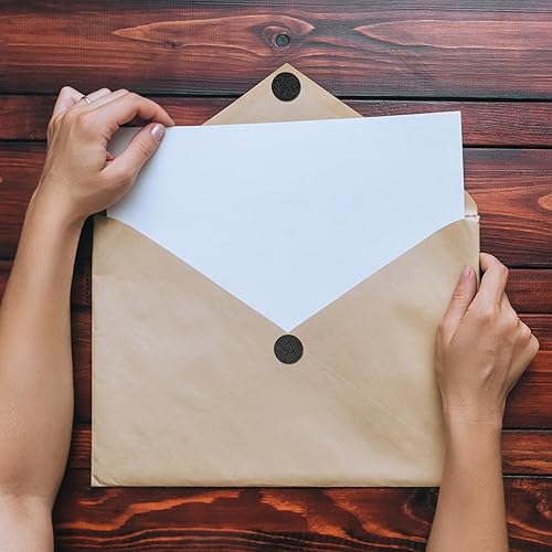 Miniatura 5 de uxcell Puntos autoadhesivos, 750 pares de 0.39 pulgadas, cintas de mezcla de tela de gancho y bucle, pequeños puntos redondos para aula, oficina,