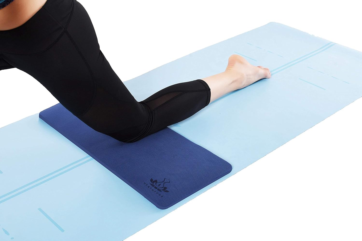 Yoga Knee Pads Cushion Non-Slip Knee Mat by Heathyoga, Knee Pad for Gardening Yard Work, Yoga Knee Pad Cushion for Yoga and Floor Exercises Yoga Mat Accessory 26"x10"x0.5"