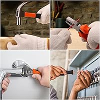 Vista 6 de Yougfin - Kit de herramientas con taladro, taladro eléctrico inalámbrico de 20 V con 2 baterías y cargador de taladro, kit combinado para hombres