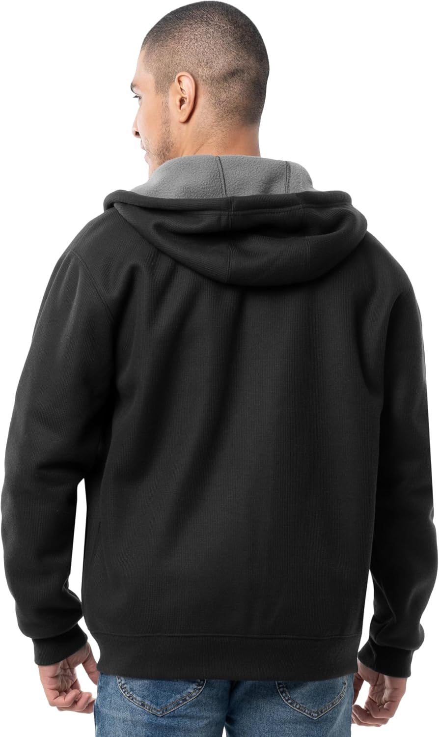 Wrangler mens Thermal Sherpa Zip Hoodie - Image 2