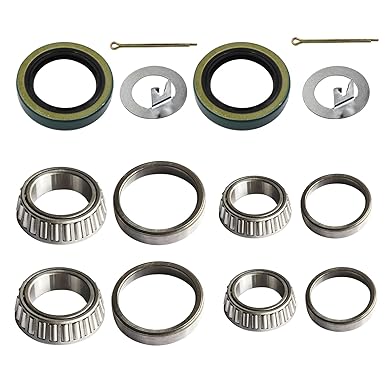 FOUR - Trailer Bearing Kits For 3500# Axles #84 Spindle 44649 / 68149 Bearings E - Foto 14