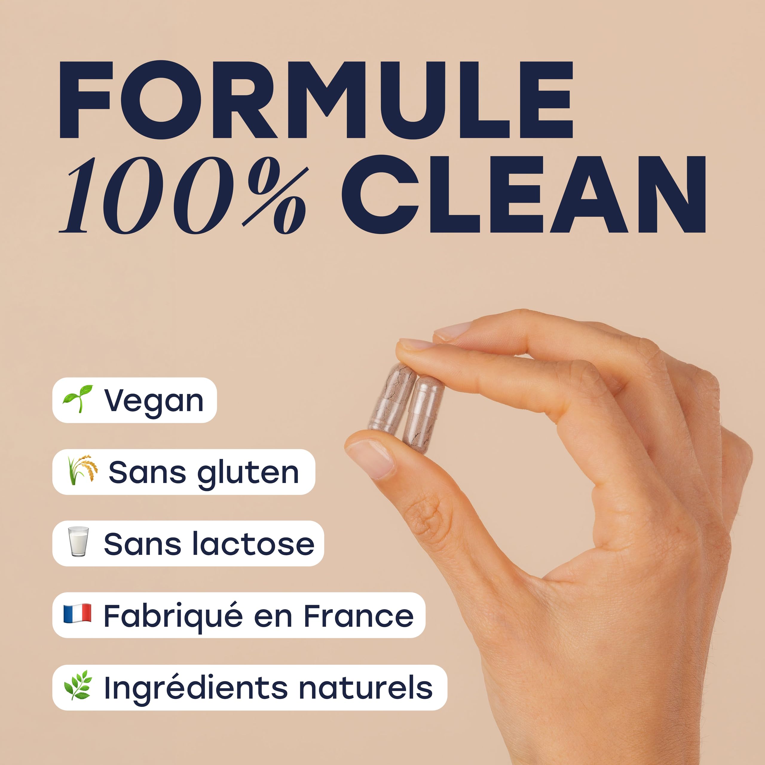Archie, Gélules Vinaigre de Cidre Biologique, avec Acide Acétique - Naturel, vegan, sans gluten, sans sucre. Cure de 1 mois. 60 capsules. Made in France.