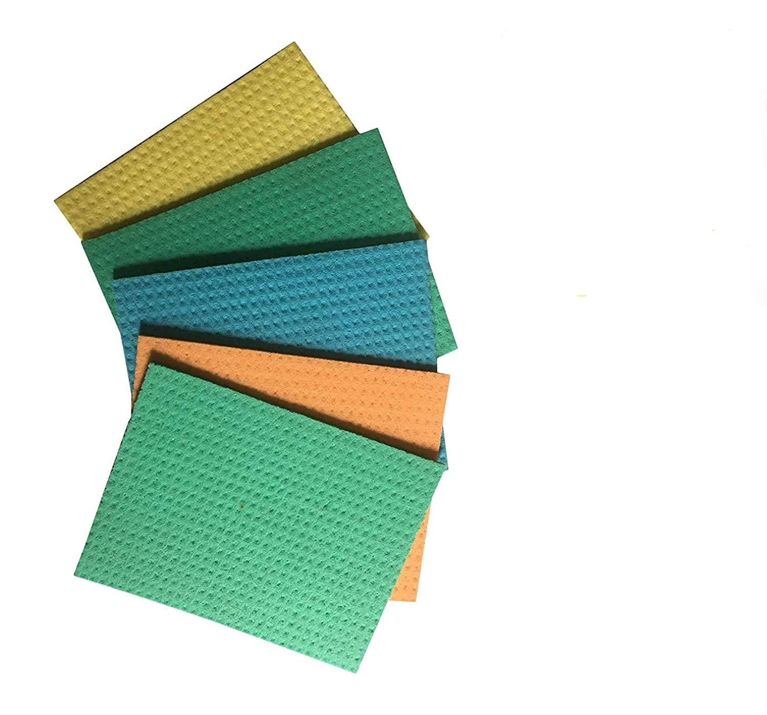 Essential Cellulose Cleaning Sponge Wipes for All Surface (Multicolour, Medium) - Pack of 5 Pieces (B08CSL5LPC) Amazon Price History, Amazon Price Tracker