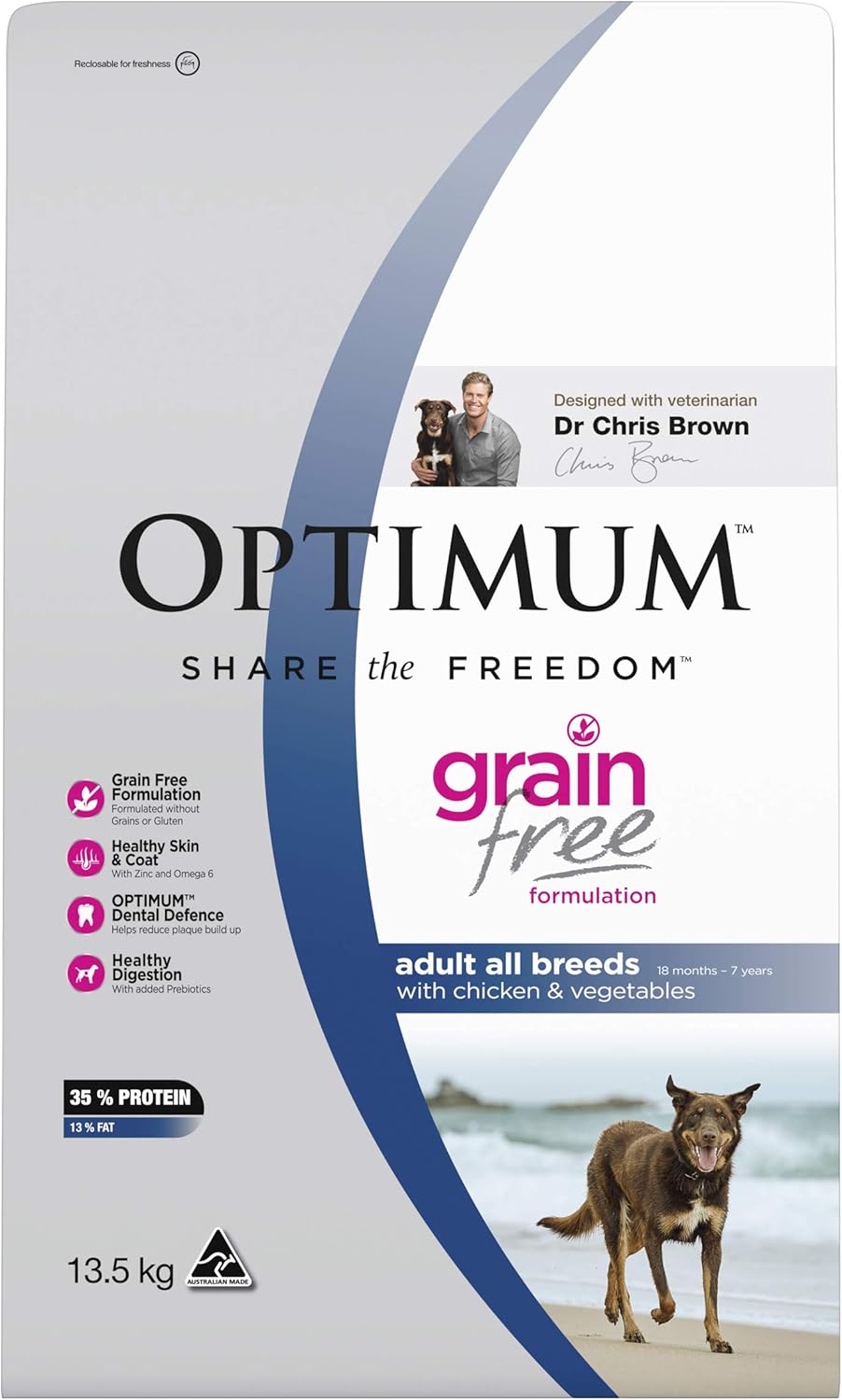 Werpower OPTIMUM Adult Grain Free with Chicken & Vegetables Dry Dog