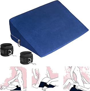 Sex Pillow BDSM Toys Restraints Bondage Handcuffs Suit Adults Sex Furniture Sex Triangular Ramps Cushion Sweetheart BDSM Sex Bondage Toys Deeper Position Sex Adult Game Posture Supporting