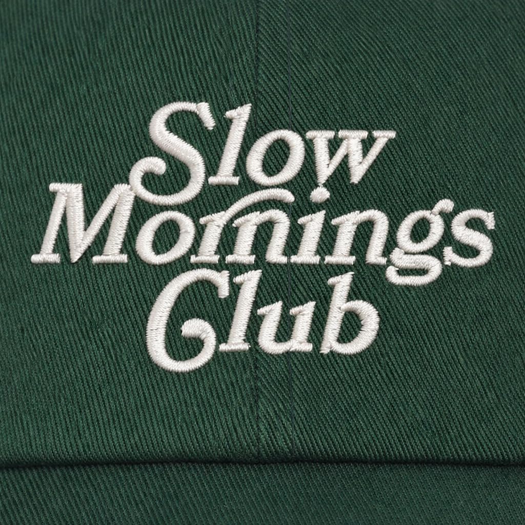Slow Mornings Club Embroidered Baseball Hat - Image 6