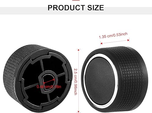 Miniatura 4 de Repuesto GM 22912547, botón de control de volumen de radio trasero, kit de reparación de botones AC Dash para vehículos selectos GM para Chevrolet