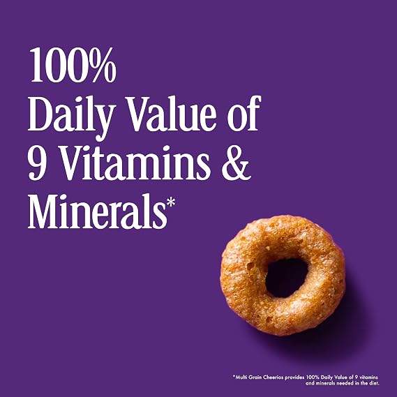 Multi Grain Cheerios, Gluten Free, Multigrain Cereal, 9 oz