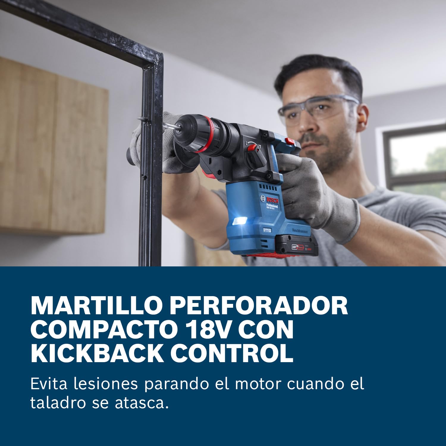 Bosch Professional 18V System martillo perforador a batería GBH 18V-18 X (SDS Plus Solo)