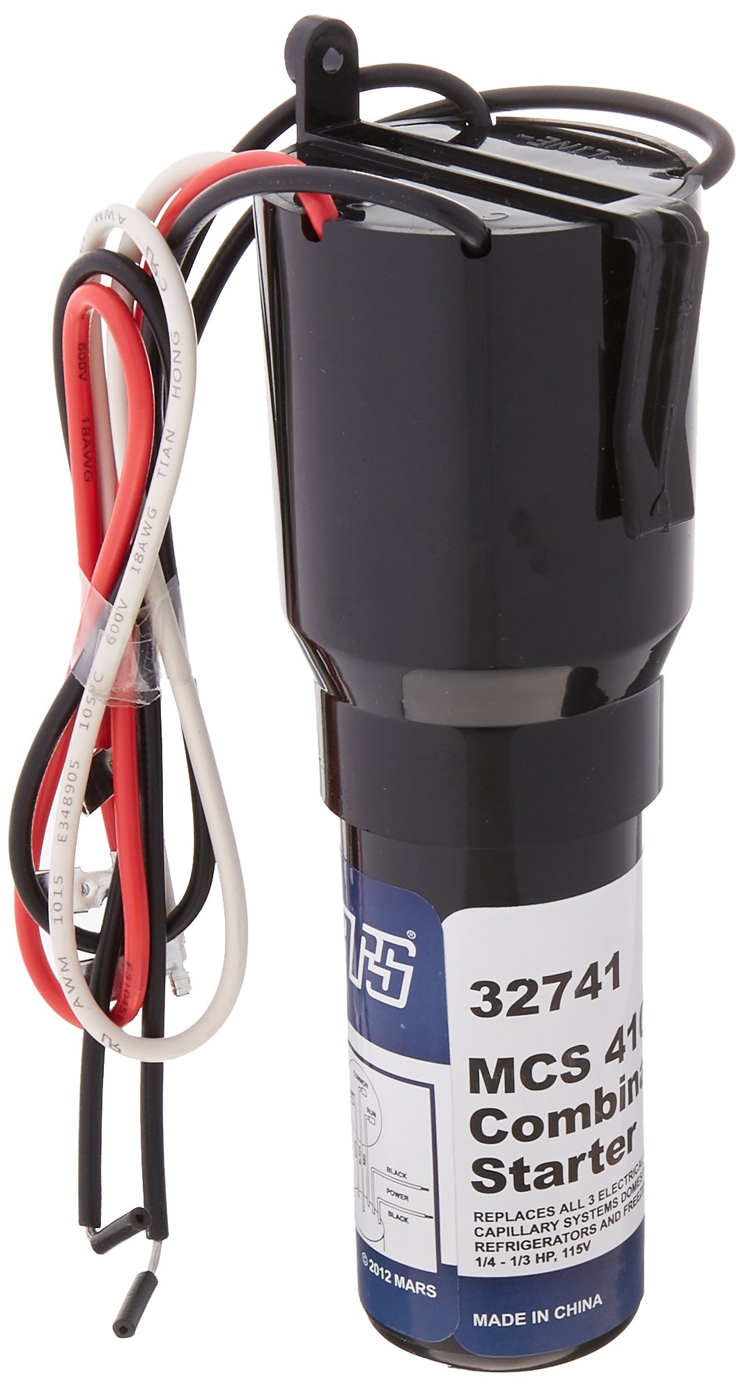 MARS - Motors & Armatures 32741 Relay/Cap/OV'LD 115V 1/4-1/3HP