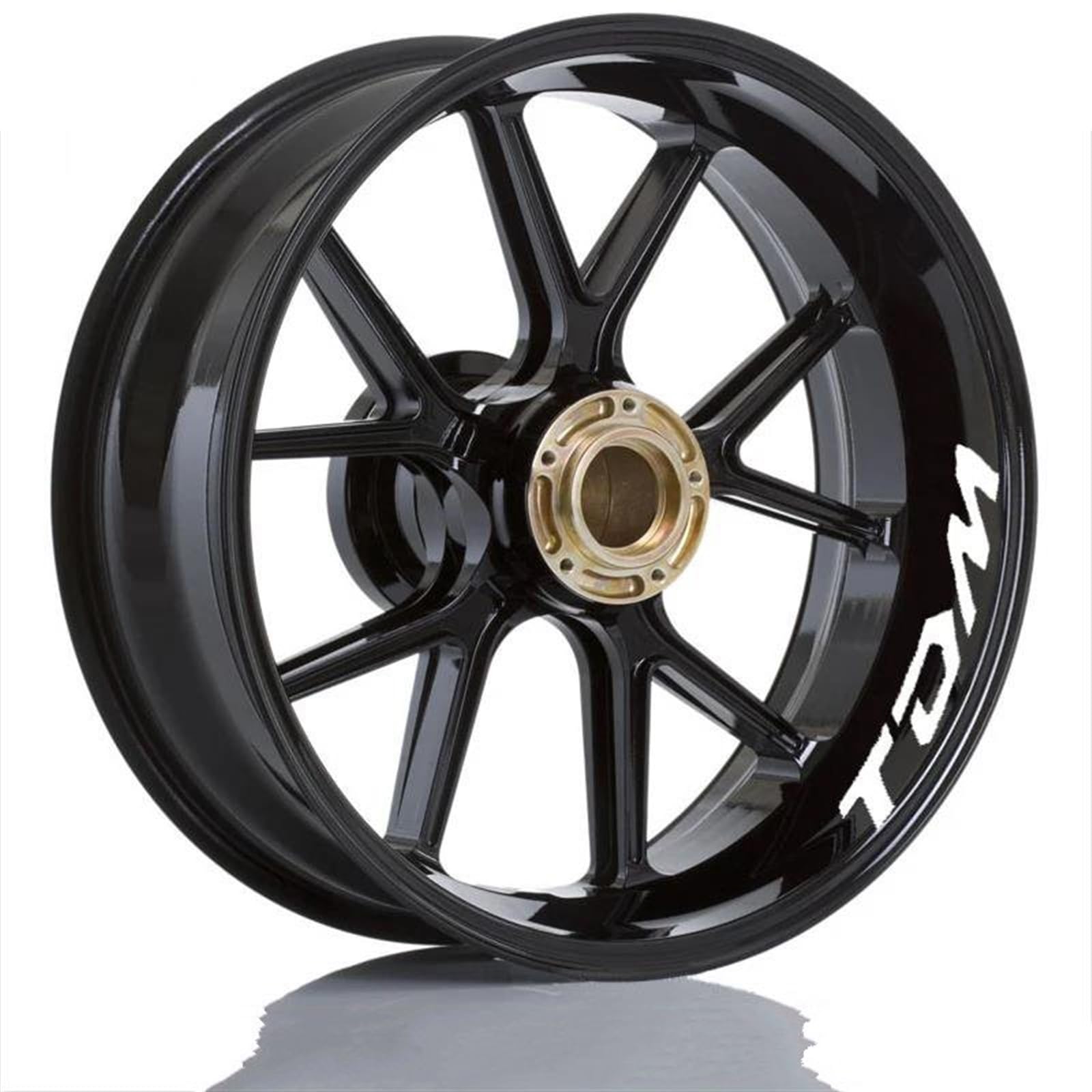 Motorcycle Accessories Reflective Rim Edge Stripes Wheel Stickers for Yamaha TDM 900 Decorative(Color6)